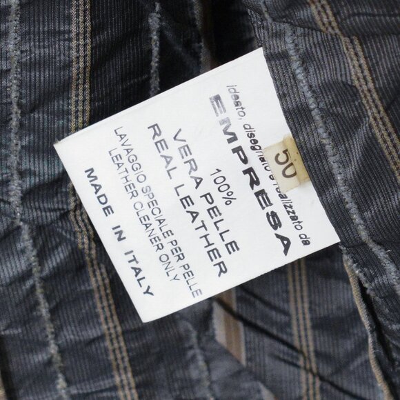Empresa Leather Jacket, made in Italy - Picture 6 of 6